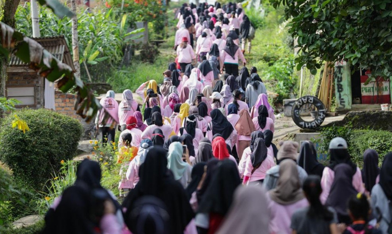 Srikandi Ganjar Lampung Gelar Kegiatan Jalan Sehat