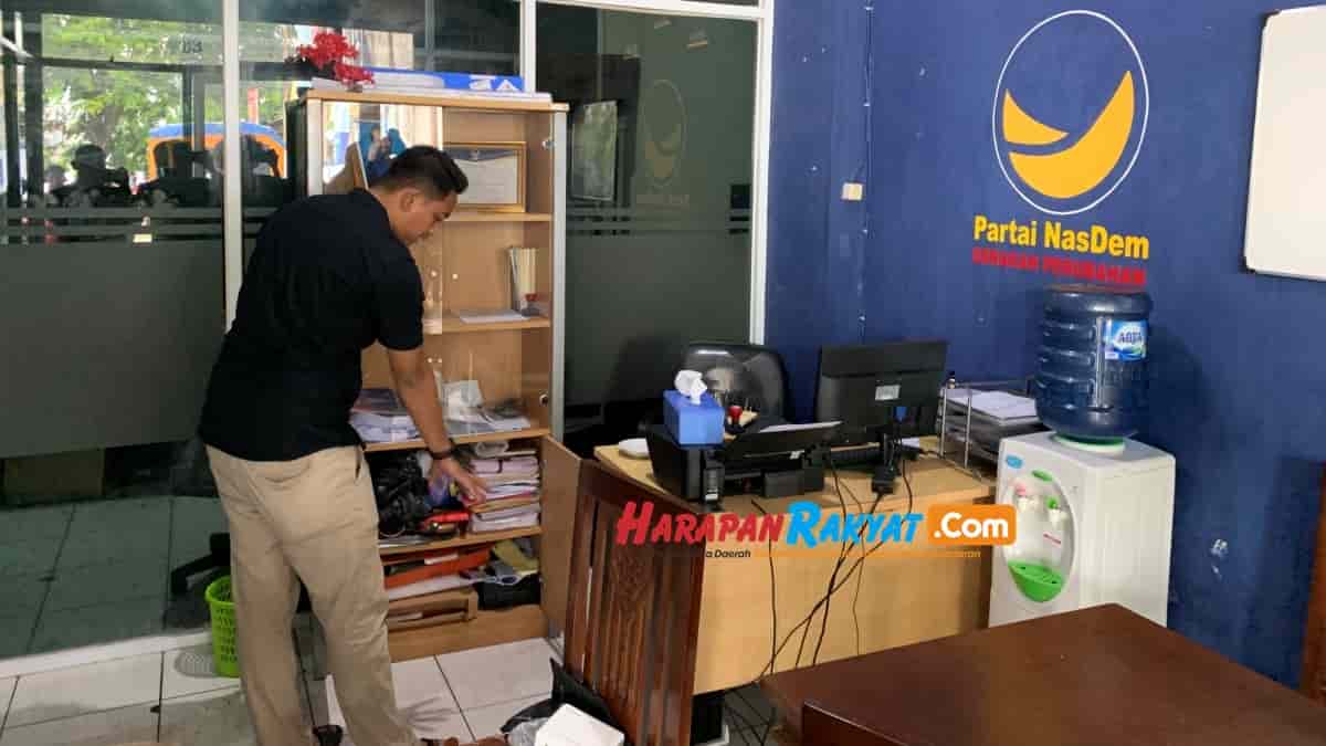 Kantor Partai Nasdem Bekasi Utara Dibobol Maling, Uang Ratusan Juta Raib